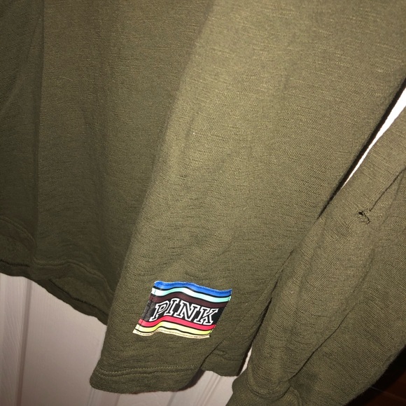 Green pink long sleeve shirt - Picture 4 of 4